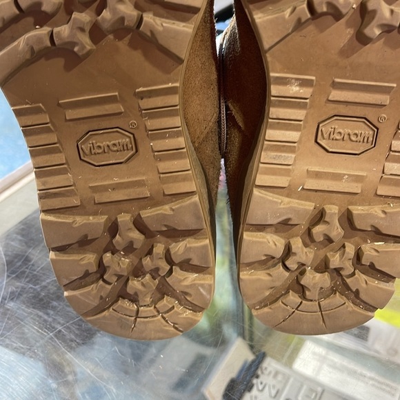 US ARMY COMBAT  Vibram  Lace Up Boots GORE-TEX Men’s Sz 10.5W BROWN/TAN SUEDE - Picture 8 of 16